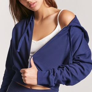 F21 Cropped Hoodie💙